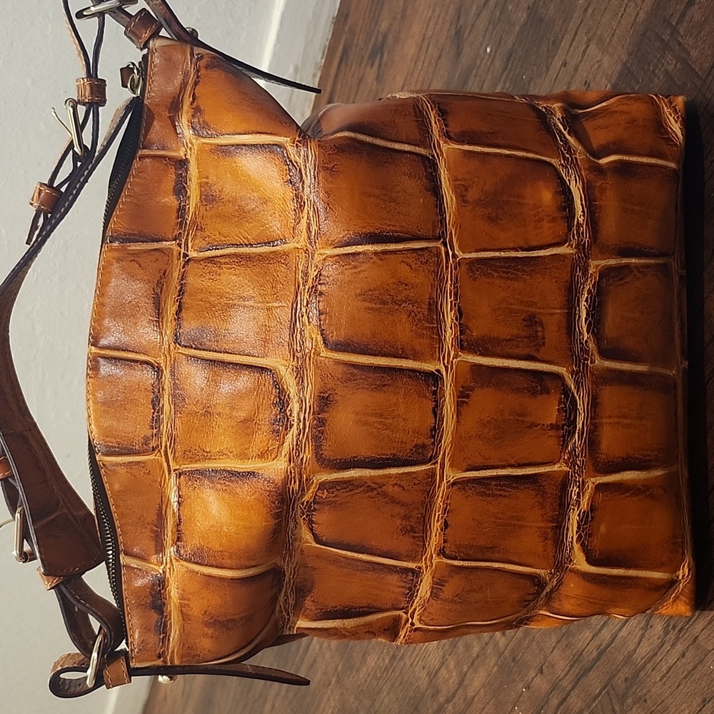 Dooney & Bourke Dillen Croc Embossed Shoulder Bag - Picture 4 of 14